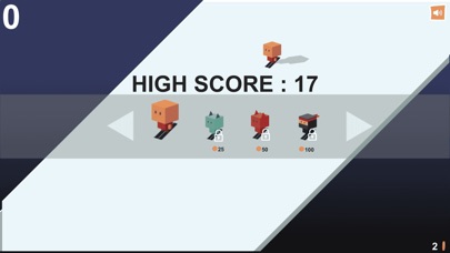sky ski dodge-funny game screenshot 2