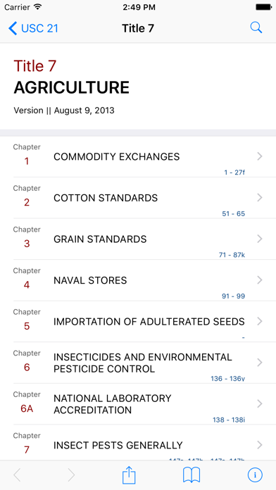 How to cancel & delete 7 USC - Agriculture (LawStack Series) from iphone & ipad 1