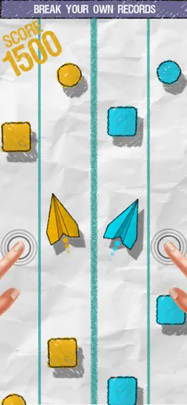 Game screenshot Paper Planes Race - 2 Way race apk