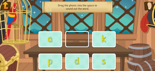 Pirate Phonics 1: Fun Learning(圖5)-速報App