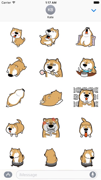 A Funny Shiba Inu Dog Stickers