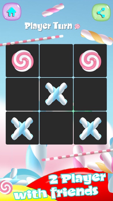 Tic Tac Toe ! Candy 2 Player screenshot 3