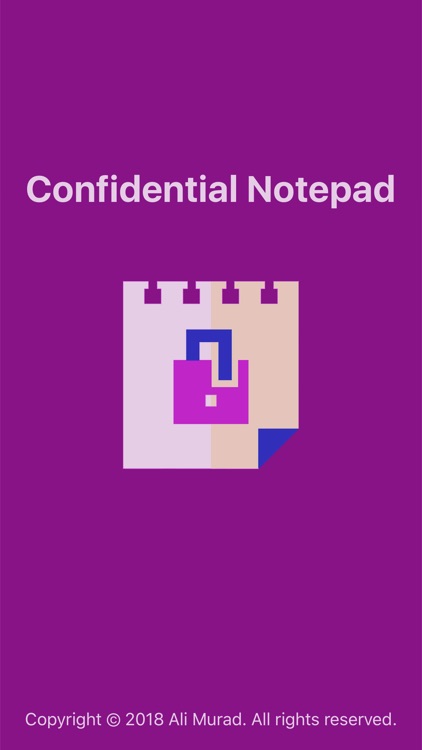 Confidential Notepad