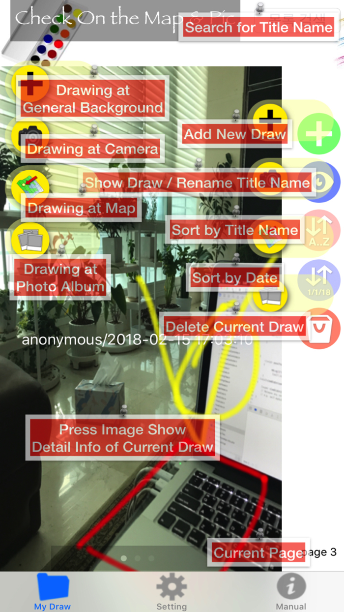 Check On the Map  Camera,Pic