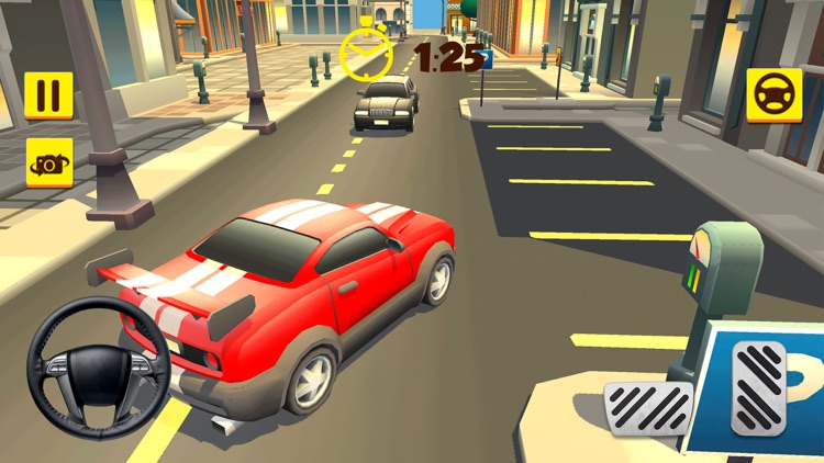 Smart Car Toon Driving