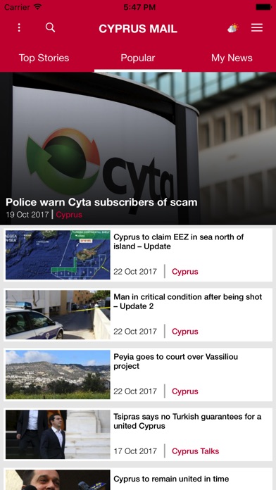 Cyprus Mail screenshot 3