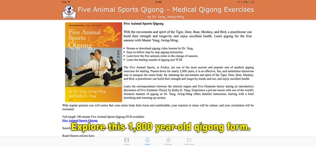 Five Animals Qigong (YMAA)(圖2)-速報App