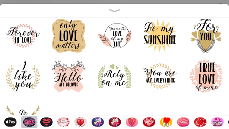 Valentines Day Love Sticker IM screenshot-3