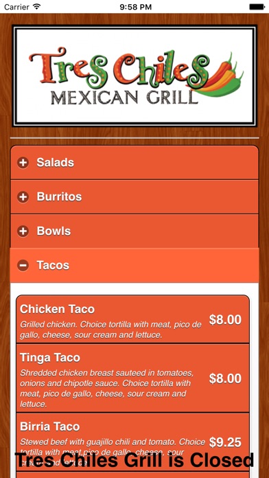 Tres Chiles Grill screenshot 2