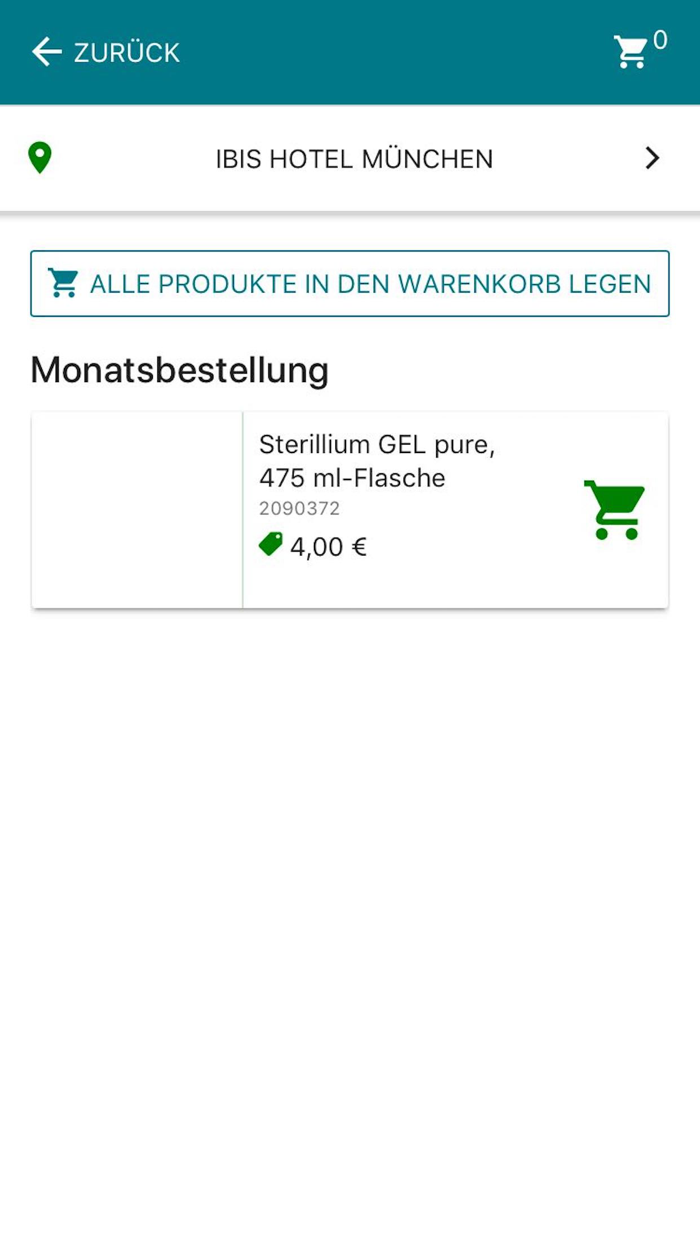 HIGHCLEAN Bestell-App