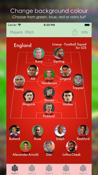 Lineup - Football Squad Screenshots