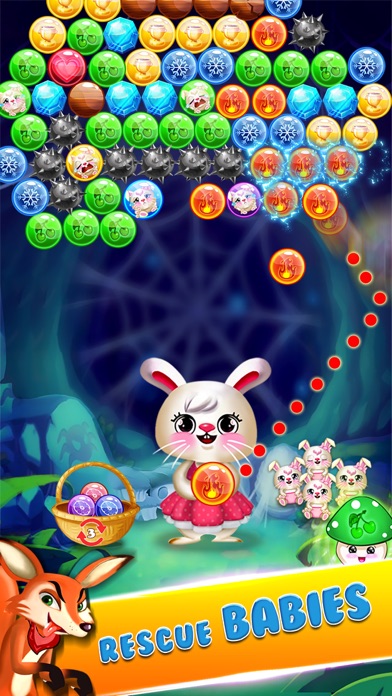 Bunny Bubble Shooter Island screenshot 4