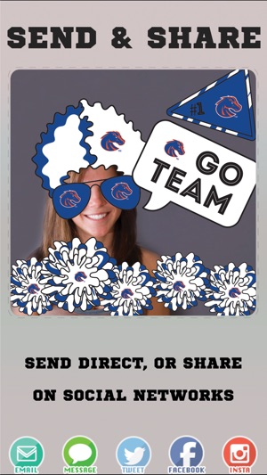 Boise State Broncos Selfie Stickers(圖4)-速報App