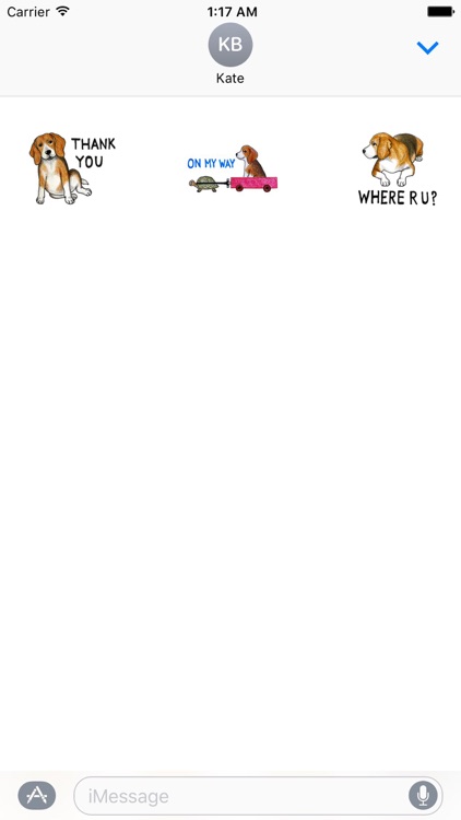 Darling Beagle Sticker