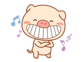 39 cute and funny pig stickers