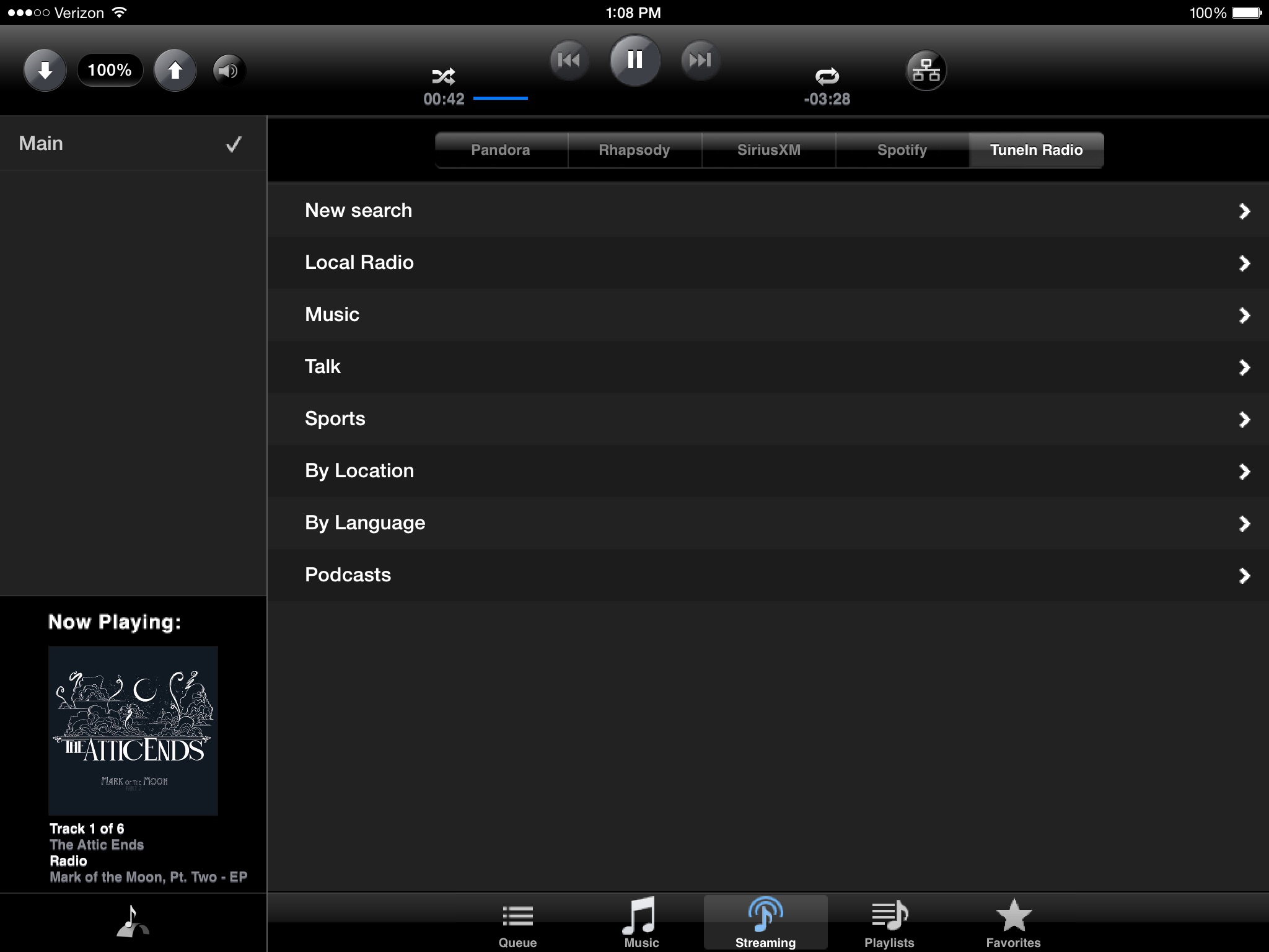 McIntosh Media Bridge for iPad screenshot 3