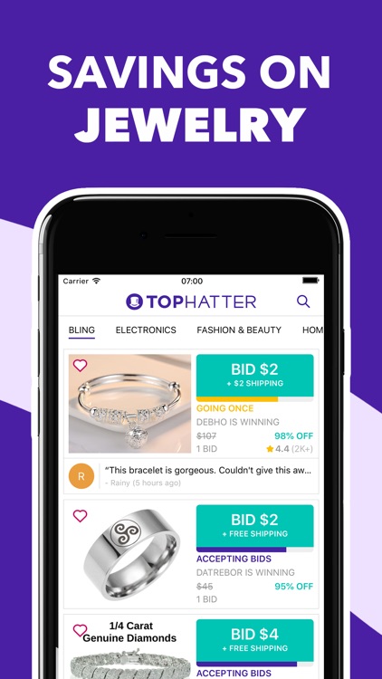 Tophatter: Fun Shopping Deals screenshot-3