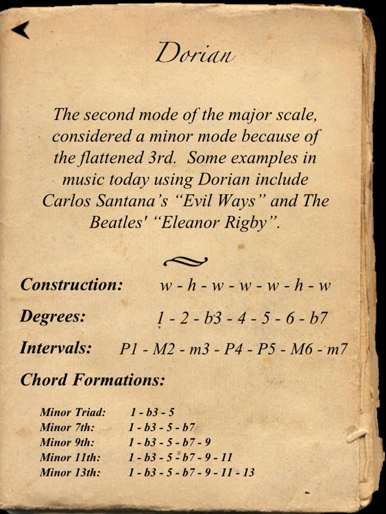 Scales & Modes for iPad