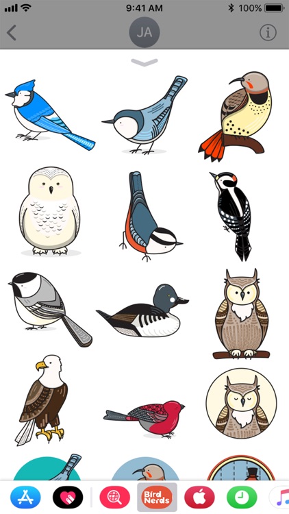 Bird Nerds Stickers
