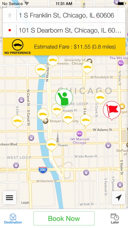 Chicago Taxi App screenshot-3