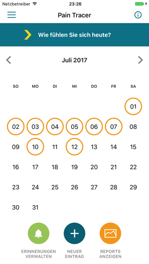 Schmerztagebuch - Pain Tracer(圖1)-速報App