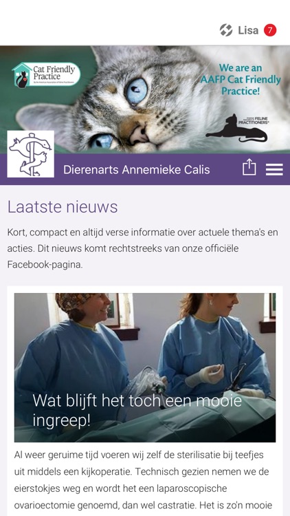 Dierenarts Annemieke Calis
