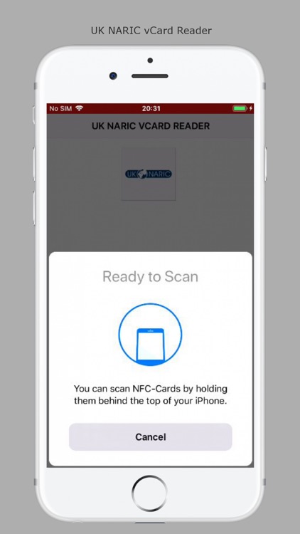 UKNARIC2018 vCard NFC Reader