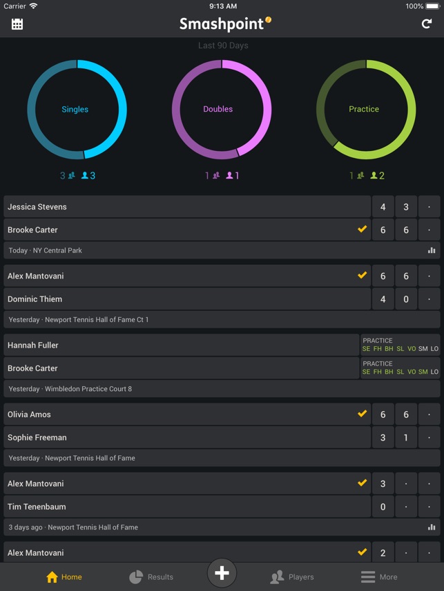 smashpoint tennis tracker on the app store smashpoint tennis tracker on the app store