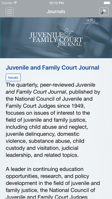 How to cancel & delete Juvenile & Family Court Jrnl from iphone & ipad 2
