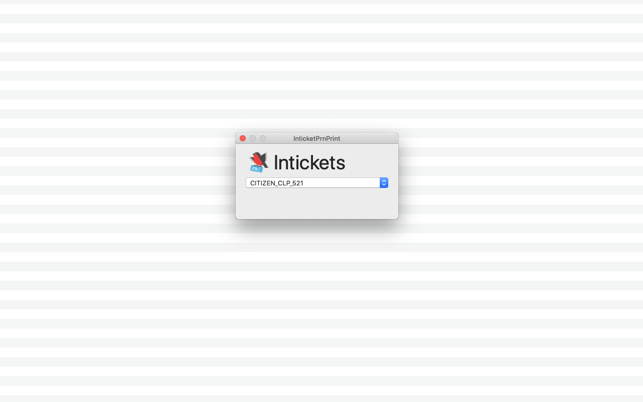 Intickets PRN Print