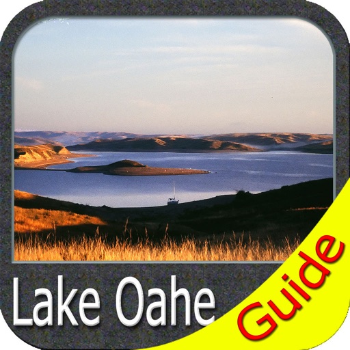 Lake Oahe - Dakota GPS fishing chart & map offline icon