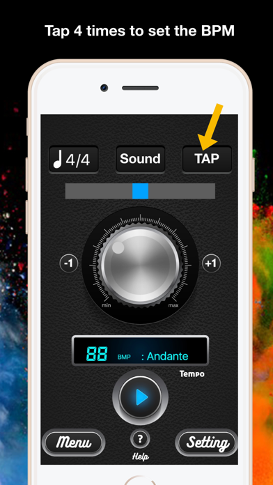 How to cancel & delete Metronome - Beats Tempo Tap from iphone & ipad 3