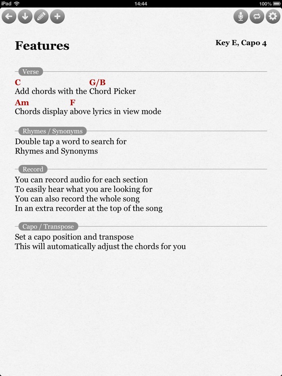 Song-Writer HD: Write Lyrics