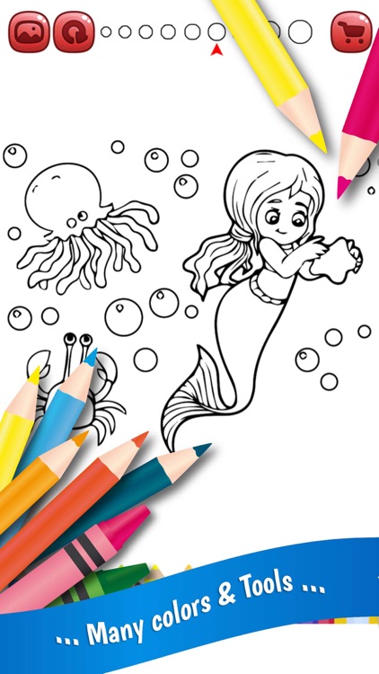 Mermaids Coloring Book