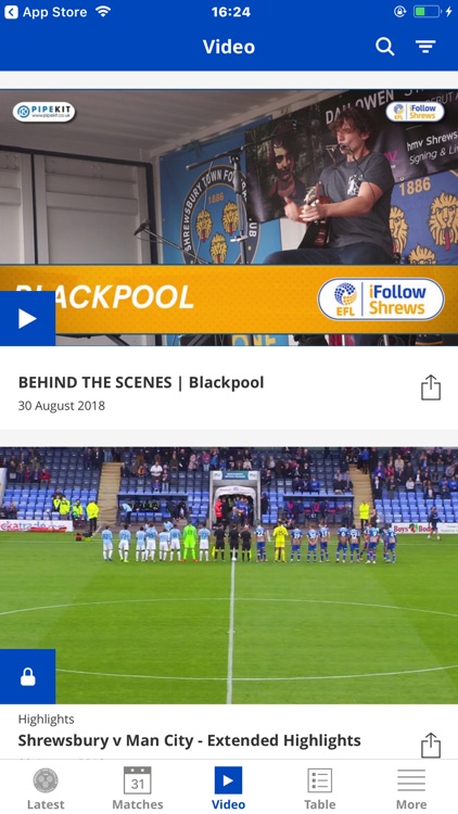 Shrewsbury Town Official App