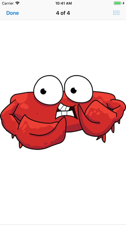 Crabby Crab Stickers screenshot-5