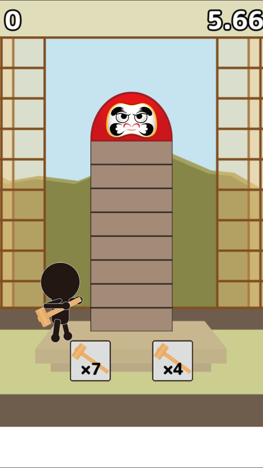 棒人間がだるま落とし Free Download App For Iphone Steprimo Com
