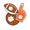 Clemson Tigers Selfie Stickers app lets you add awesome, officially licensed Clemson Tigers stickers to your selfies and other images