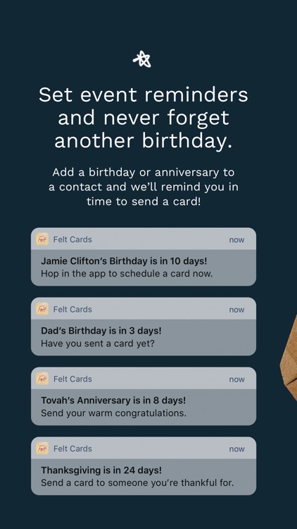 Felt: Greeting, Birthday Cards