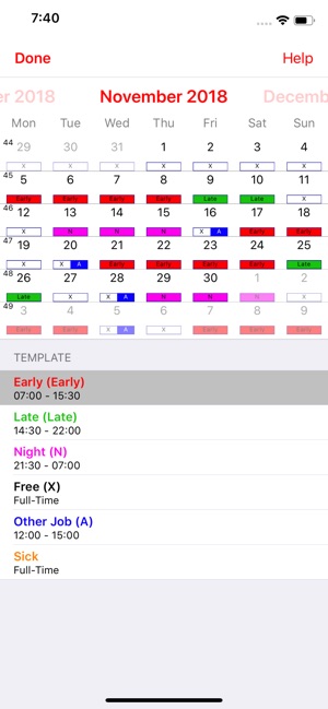 Roster-Calendar(圖2)-速報App