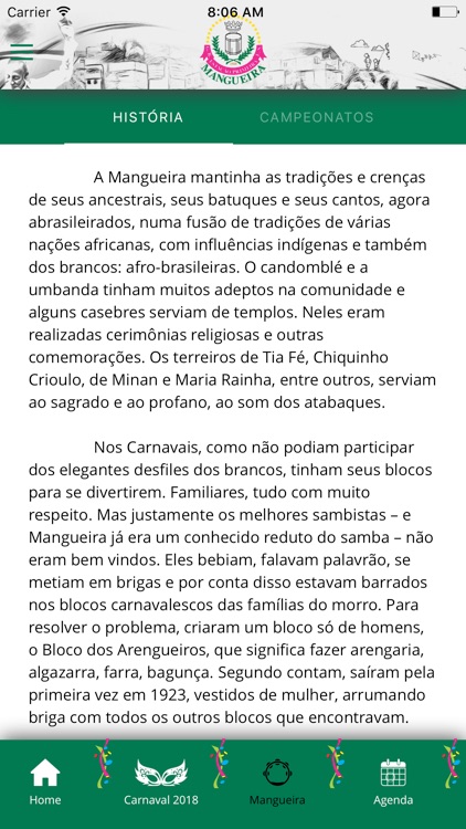 Mangueira Oficial screenshot-3