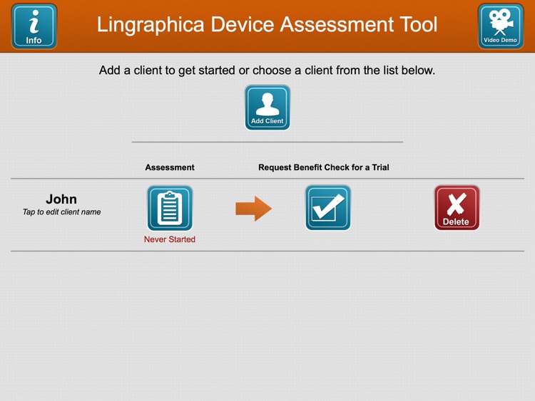 Lingraphica Device Assessment Tool