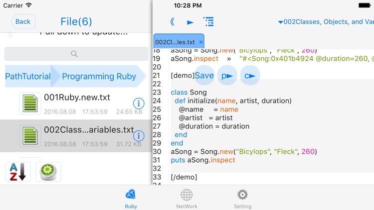 Ruby 2.0 for iOS-run code,pro