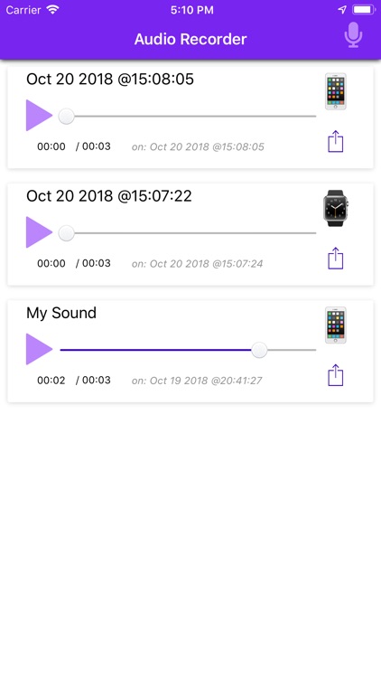 Watch Audio Recorder