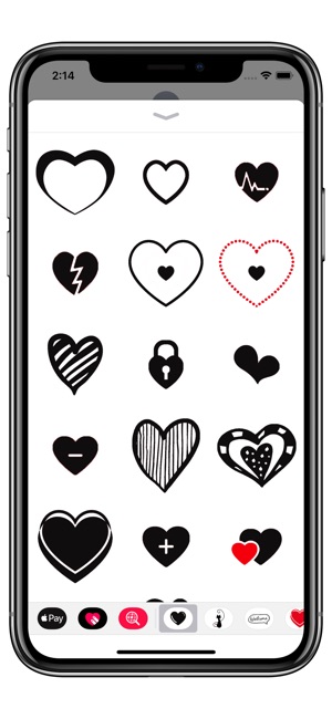 Black hearts - stickers pack(圖2)-速報App