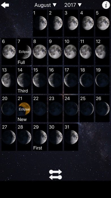 Lunar Phase - Moon Calendar screenshot 2