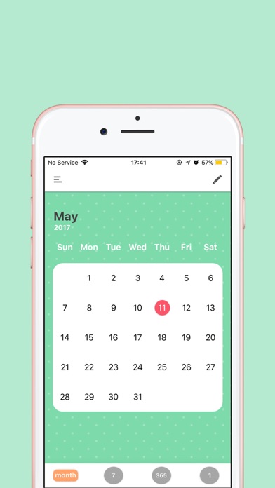 Colorful Calendar screenshot 2