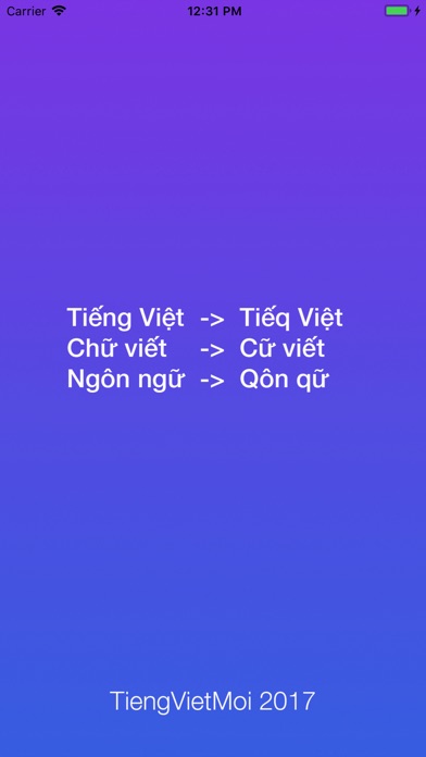 Tiếng Việt Mới Cải Cách 2017 screenshot 4