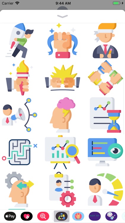 Corporate Teamwork Stickers