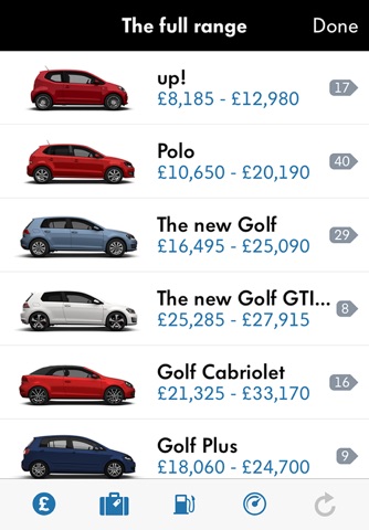 Volkswagen UK Car Configurator screenshot 2